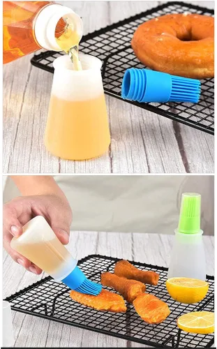 Miniatura 5 de Cepillo para botellas de aceite de silicona, cepillos para barbacoa/pastelería, parrilla de cocina de silicona, cepillo para botellas de aceite
