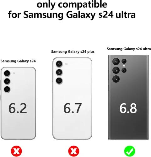 Miniatura 86 de Tuokiou Funda para Samsung Galaxy A14 5G, Fundas Protectoras Transparentes con Ranura para Tarjetas, Funda Cartera de TPU Suave Ajustada Resistente