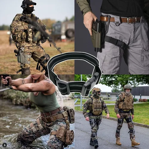Miniatura 8 de Leg Holster Strap, Tactical Leg Strap Thigh Belt Military Outdoors EDC Leg Hanger Band for Drop Leg Holsters Hunting Cosplay