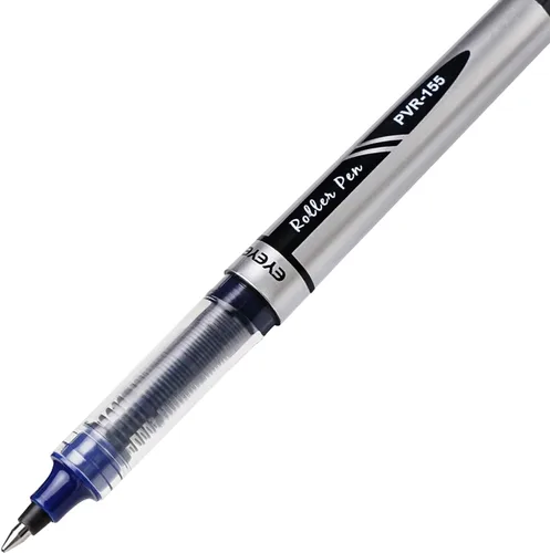 Miniatura 3 de EYEYE Bolígrafos azules de 0.028 in, paquete de 12 bolígrafos de punta media de secado rápido, bolígrafos de tinta líquida, bolígrafo de escritura