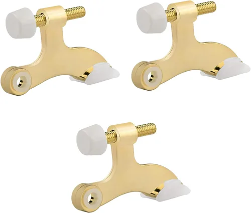 Miniatura 13 de HOMOTEK Paquete de 20 topes de puerta con pasador de bisagra, topes de bisagra para la parte superior de la puerta, tope de puerta ajustable de lujo