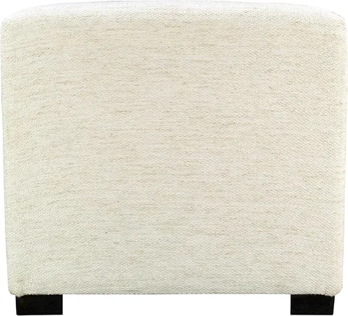 Miniatura 6 de MJL Furniture Designs Merton Collection - Otomana moderna tapizada de tela, con reposapiés de 4 botones, serie Dawson, Brindle