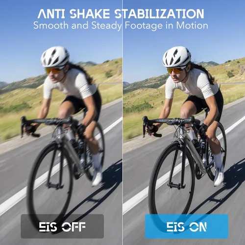 Miniatura 3 de Cámara de acción 4K 30FPS Cámara impermeable subacuática 131 pies con aplicación EIS WiFi Control remoto Tarjeta de 64 GB 170 ° Gran Angular Casco