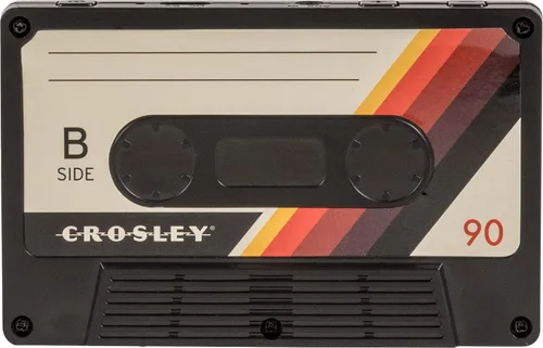 Miniatura 11 de Altavoz portátil inalámbrico Bluetooth de cinta de casete Crosley CR3045BK-CS, diseño clásico en negro