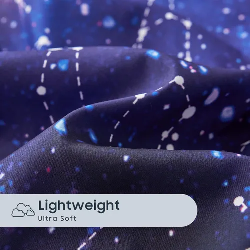Miniatura 7 de Wake In Cloud - Juego de sábanas Constellation, juego de 4 piezas, espacio celestial, brujería estelar, galaxia, astrología, ropa de cama