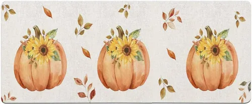 Miniatura 7 de Tapete de baño de arpillera con calabaza para bañera, antideslizante, de secado rápido y absorbente, tierra de diatomeas, fregadero, dormitorio
