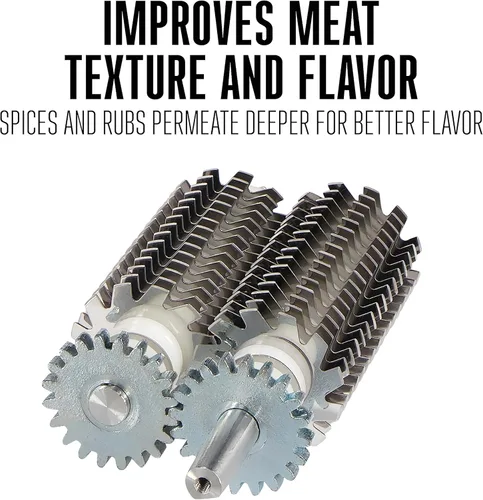 Miniatura 3 de Weston Herramienta Ablandadora de Carne y Cubicadora de Servicio Pesado, Operación Manual Rápida y Fácil para Cortes de Hasta 4.5" de Ancho x 0.75