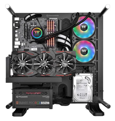 Miniatura 6 de Thermaltake Floe DX 9.449 in, LED de doble anillo, 16.8 millones de colores habilitado para software (TT RGB Plus/Alexa/Razer Chroma), AMD