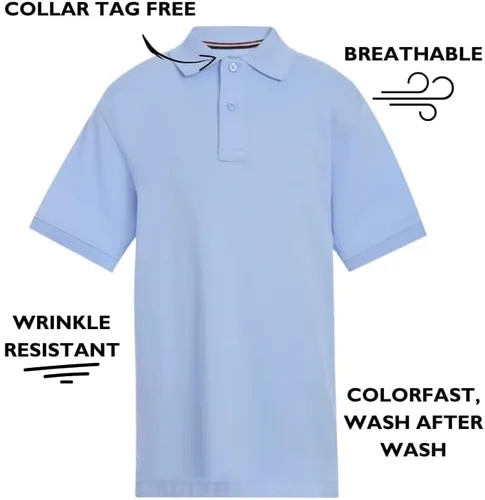 Miniatura 4 de Tommy Hilfiger Camisa de manga larga con cuello polo de piqué para niños
