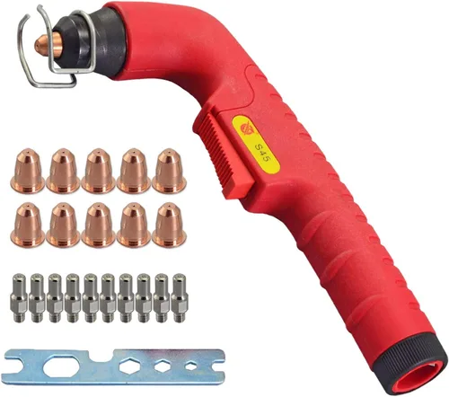 Miniatura 10 de RIVERWELD PR0110 Electrodo de plasma PD0116-08 Punta 0.8 y PC0116 Fit S45 Plasma Cutter Torch