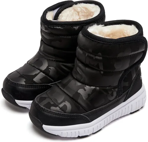 Toddler Snow Boots for Girls Boys Cold Weather Outdoor Warm Waterproof Winter Boots (ToddlerLittle Kids)