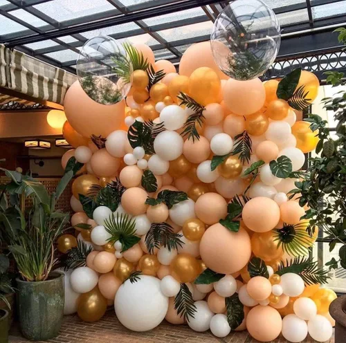 Miniatura 4 de Globos naranja pastel de 12 pulgadas, 50 globos de látex para fiesta, baby shower, globos de helio, globos de cumpleaños