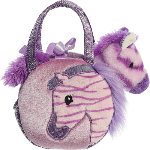 Miniatura 4 de Aurora Fashion Fancy Pals Bonito animal de peluche rosa – Mini peluche con bolso para divertirse – Perfecto para niños de más de 3 años, disfraces