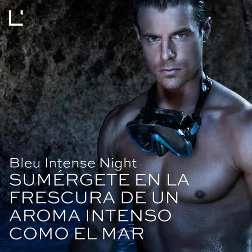 Miniatura 4 de L'Bel - Bleu Intense Night Perfume para Hombre Larga Duración 3.4 fl oz