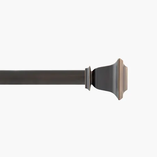 Miniatura 24 de Deco Window - Varilla ajustable para cortinas para ventanas de 18 a 44 pulgadas, poste de hierro de 1 pulgada extendible de alta resistencia