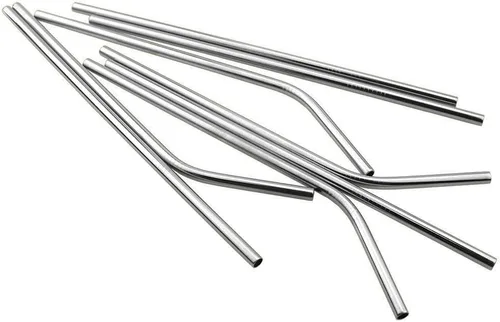 Miniatura 8 de Pajitas de metal de colores para leche y té, reutilizables, de acero inoxidable 304 con cepillo y bolsa de limpieza