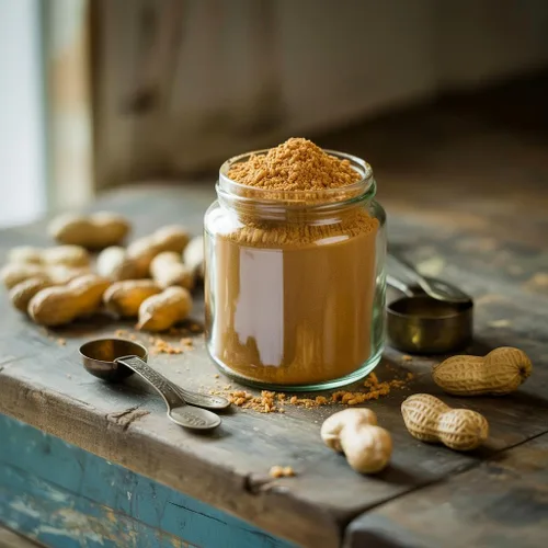 Miniatura 4 de PBfit Polvo de mantequilla de maní orgánico de 8 onzas, maní en polvo para untar de maní prensado asado real, 7 g de proteína 7% DV, sin gluten, 60