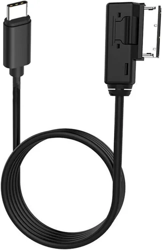 HAIN - Adaptador AMI para interfaz de música de coche, cable auxiliar tipo C para A3 A4 A5 A6 A8 para 17 17 Pro 17 Pro Max Air 16 Pro 16 Pro Max 15