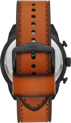Miniatura 3 de Fossil Bronson Reloj casual de cuarzo para hombre con correa de acero inoxidable o cuero Reloj cronógrafo Bronson