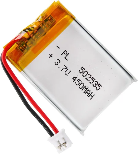 Miniatura 26 de Batería Lipo de 3.7V 1000mAh 102050 Batería recargable de polímero de litio con conector JST PH2.0.000 in para altavoz Bluetooth, GPS, reloj