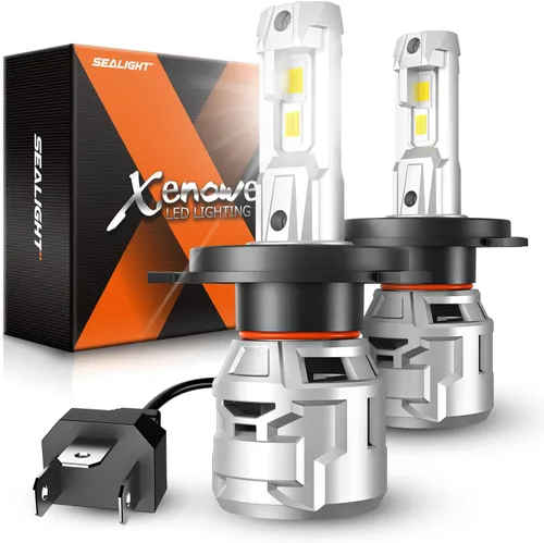 Miniatura 24 de Bombillas SEALIGHT H1, 30000 lm 6500 K Bombillas antiniebla H1 con ventilador de refrigeración, tamaño 1:1 mini para vehículos todo terreno ATV/UTV