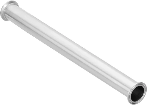 Miniatura 30 de PATIKIL Tubo de tres abrazaderas de diámetro exterior de 1 1/2 pulgadas, tubo sanitario de carrete con brida de virola de 1.988 in