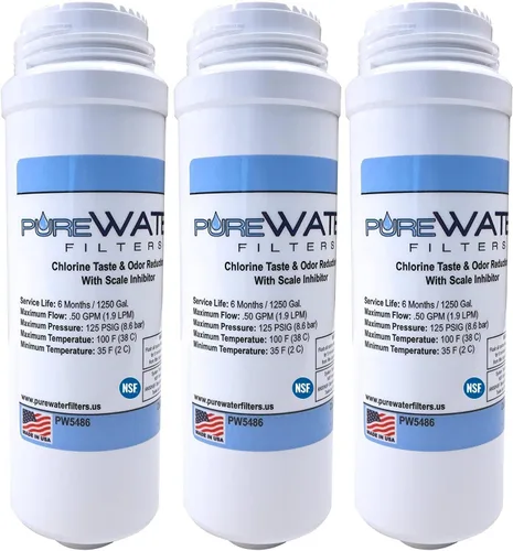 PureWater - Cartucho de filtro de agua de repuesto para Keurig P versiones B150, K150 B155, K155 y todos K2500 K3000 B3000SE K3500 K4000 (paquete de