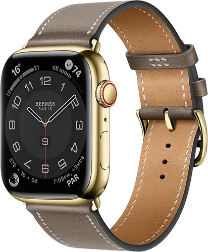 Miniatura 29 de LB1 - Correa de cuero para Apple Watch para mujeres y hombres, SE Ultra 2 de 1.575 in 1.732 in 1.811 in 1.654 in 1.772 in 1.614 in 1.496 in 1.929 in