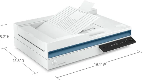 Miniatura 3 de HP ScanJet Pro 2600 f1, blanco, escaneo rápido de 2 caras y alimentador automático de documentos (20G05A)