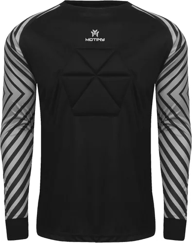 Camiseta de portero acolchada en el pecho para adultosniños, codo de fútbol acolchado para jóvenesadultos, tallas de manga larga