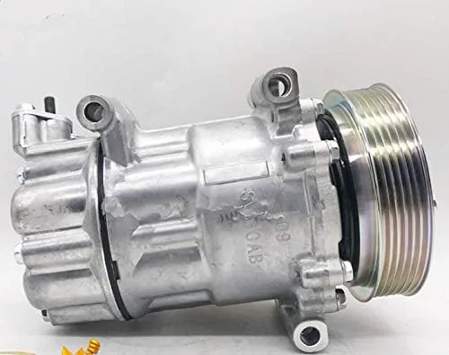 Miniatura 2 de GOWE Bomba de enfriamiento del compresor del aire acondicionado de la CA 6C12 AC para Peugeot 207 SW Van 1.4 1.6 207 CC 1.6 648708 9670318880 6453QJ
