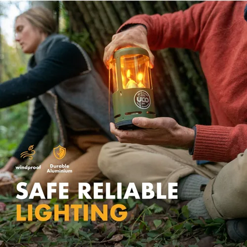 Miniatura 6 de UCO Candlelier Farol de Velas, Faroles de Velas para Velas Reales, Equipo Perfecto para Exteriores para Acampar o para Cortes de Energía, Incluye 3