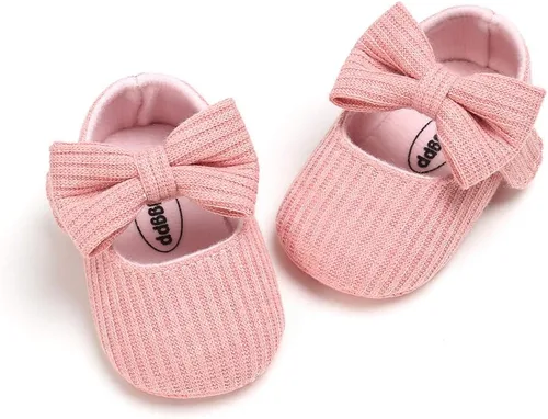 Miniatura 5 de Ohwawadi - Calcetines de forro polar para bebé o niña, suaves y calientes, botas o zapatos para bebés recién nacidos, con estilos de dibujos