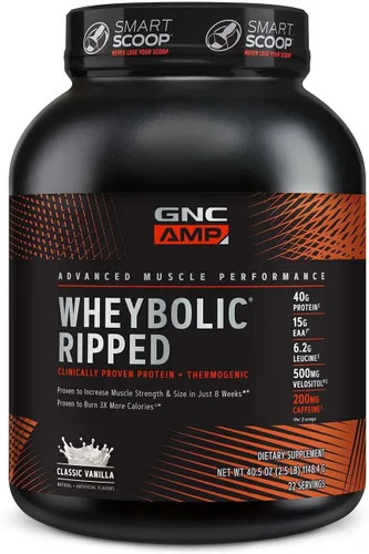 Miniatura 9 de GNC AMP Wheybolic Ripped - Galletas y crema (9 porciones)