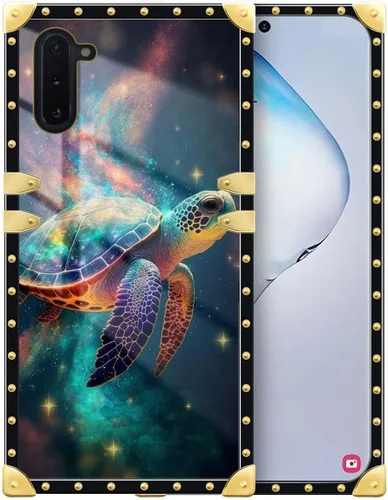 Miniatura 25 de DAIZAG Funda compatible con Samsung Galaxy Note 10 Plus, decoración dorada de mujer de fe, funda protectora de TPU suave antiarañazos