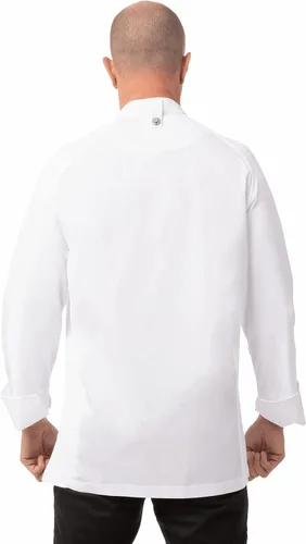 Miniatura 3 de Chef Works Abrigo de chef Valencia para hombre