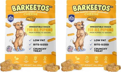 Miniatura 11 de Barkeetos - Golosinas para perros, aperitivos crujientes y con queso para mascotas, hechos con queso real del Himalaya, sin gluten, sin granos, sin