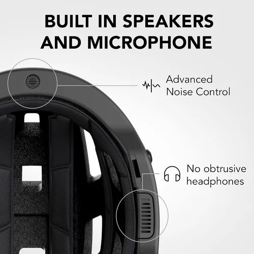 Miniatura 3 de Cascos de bicicleta de montaña Sena M1 / M1 EVO con intercomunicador Bluetooth y de malla de comunicaciones inteligentes Negro mate