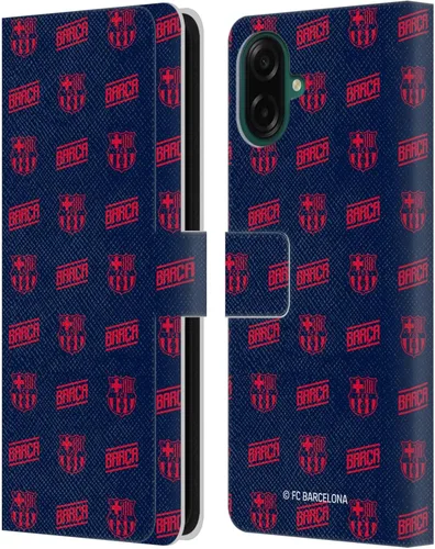 Miniatura 174 de Head Case Designs Funda de piel con licencia oficial del FC Barcelona Barca Crest Graphics para Samsung Galaxy A06 4G