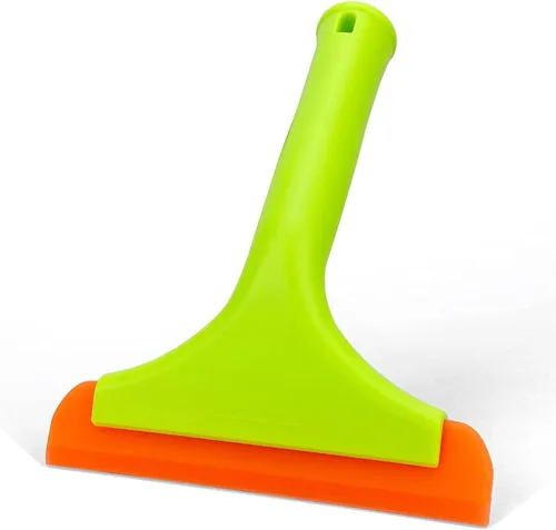 Miniatura 10 de Escobilla de silicona súper flexible, cuchilla de agua para auto, limpiador de agua, escobilla de ducha, cuchilla de 5.9 pulgadas y mango largo