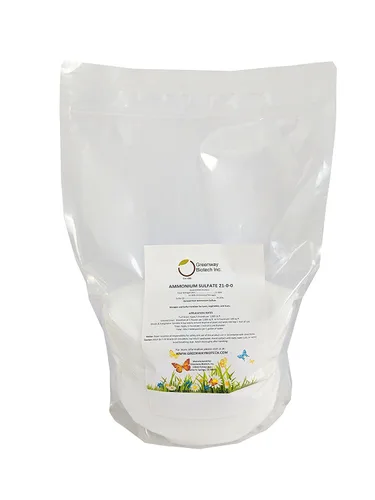 Miniatura 3 de Greenway Biotech Fertilizante de sulfato de amonio 21-0-0 21% nitrógeno + 24% azufre Reduce el pH del suelo para arándanos, azaleas y césped