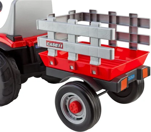 Miniatura 3 de Tractor pequeño y remolque Peg Perego Case IH
