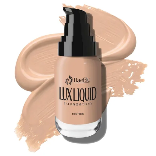 Miniatura 13 de BaeBlu LUX - Maquillaje líquido orgánico de base – Cobertura media 100% natural con acabado natural – Vegano y sin gluten para todo tipo de piel, 1