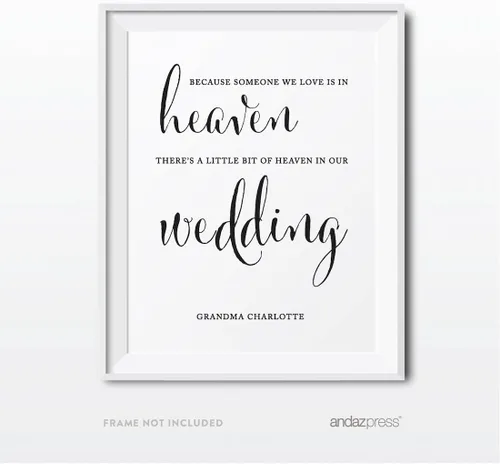 Miniatura 8 de Andaz Press Letreros de fiesta de boda, impresión formal en blanco y negro, 8.5 x 11 pulgadas, suite de novia, vestidor, paquete de 2