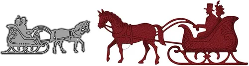 Miniatura 21 de DzIxY Troqueles de corte de metal para árbol de Navidad para camiones, kit de fabricación de tarjetas, troquelados, troquelados, álbumes de 6