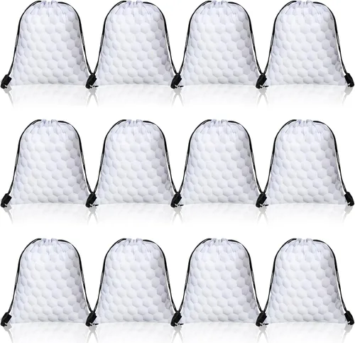 Miniatura 7 de Shappy 12 bolsas de baloncesto con cordón, pequeñas bolsas deportivas a granel, mochila para golosinas para bailes, fiestas de cumpleaños, regalos