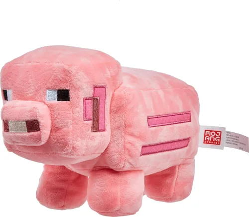 Miniatura 10 de Mattel Minecraft - Muñecos de peluche blandos de personajes básicos, juguetes coleccionables inspirados en videojuegos para niños y fanáticos a