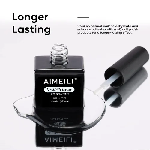 Miniatura 7 de AIMEILI Base de gel UV LED para polvo acrílico y gel constructor de uñas