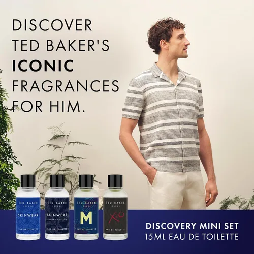 Miniatura 5 de Ted Baker Mini Colonia Set de Regalo para Él Mini Eau de Toilette: Skinwear, Skinwear Edición Limitada, M, X2O, Colección de Fragancias para Hombre