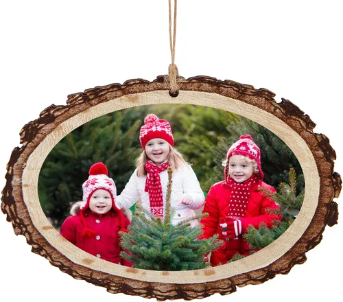 Miniatura 21 de Adorno de Navidad personalizado de Let's Make Memories - Sube tu foto - Adorno navideño conmemorativo 2025 para familia, pareja, amigo - Foto